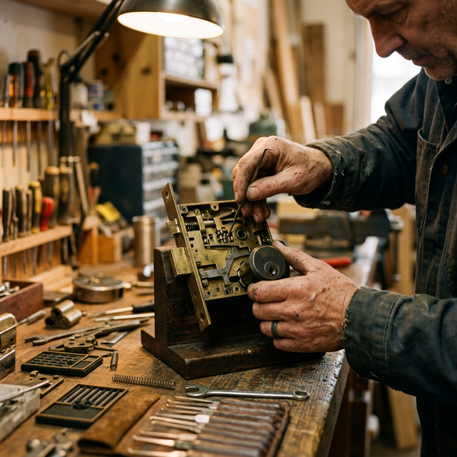 Locksmith at work in Gauteng